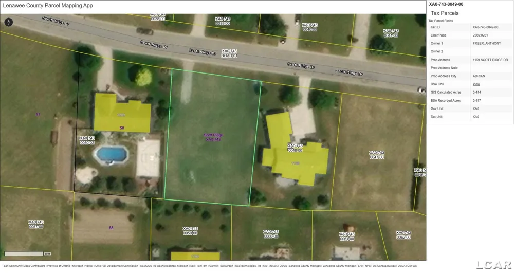 1199 Scott Ridge Drive Adrian City, MI 49221