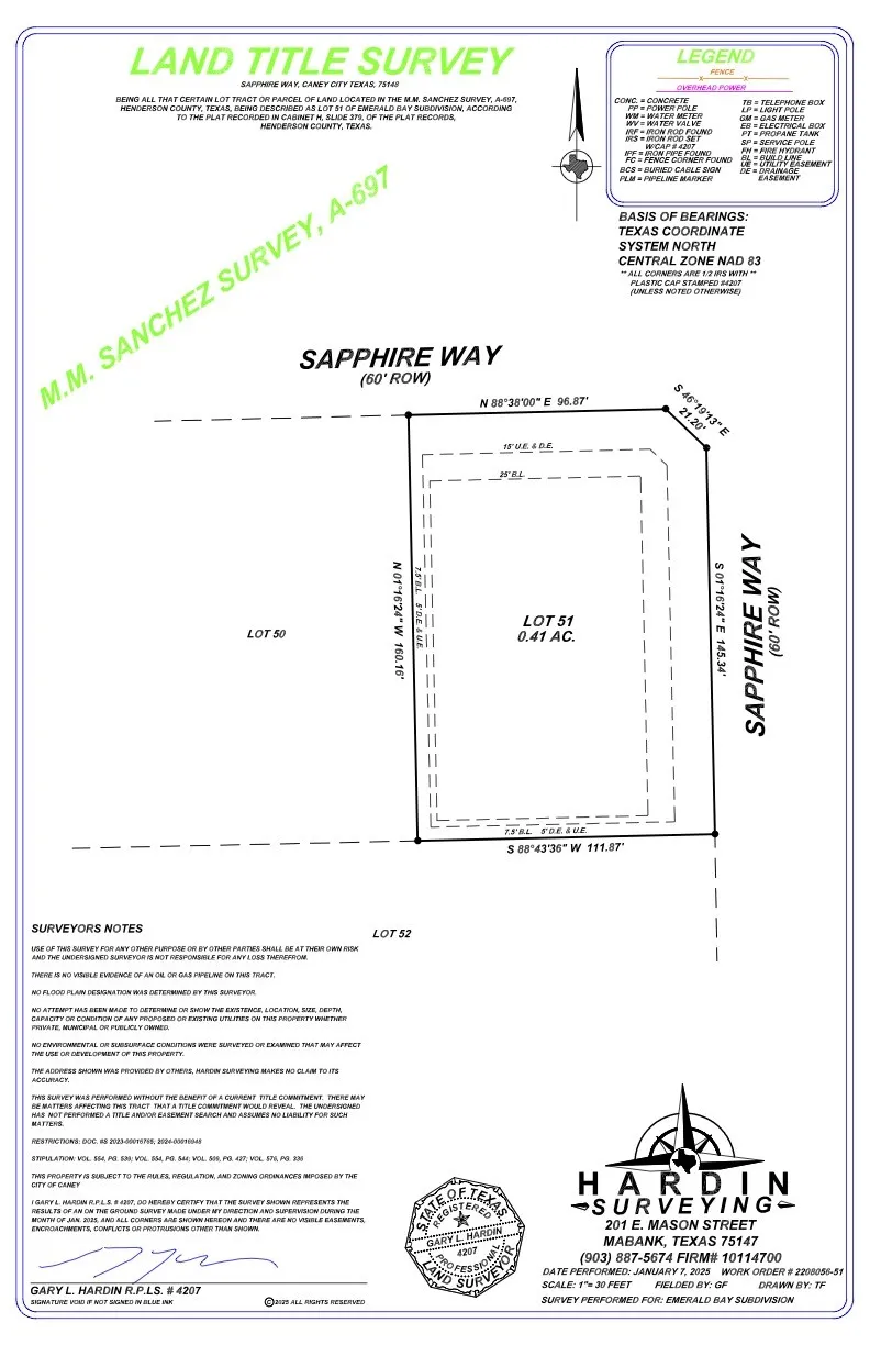 Sapphire Way Caney City, TX 75148