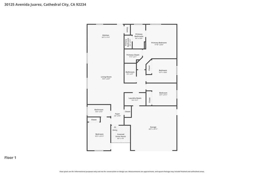 30125 Avenida Juarez Cathedral City, CA 92234