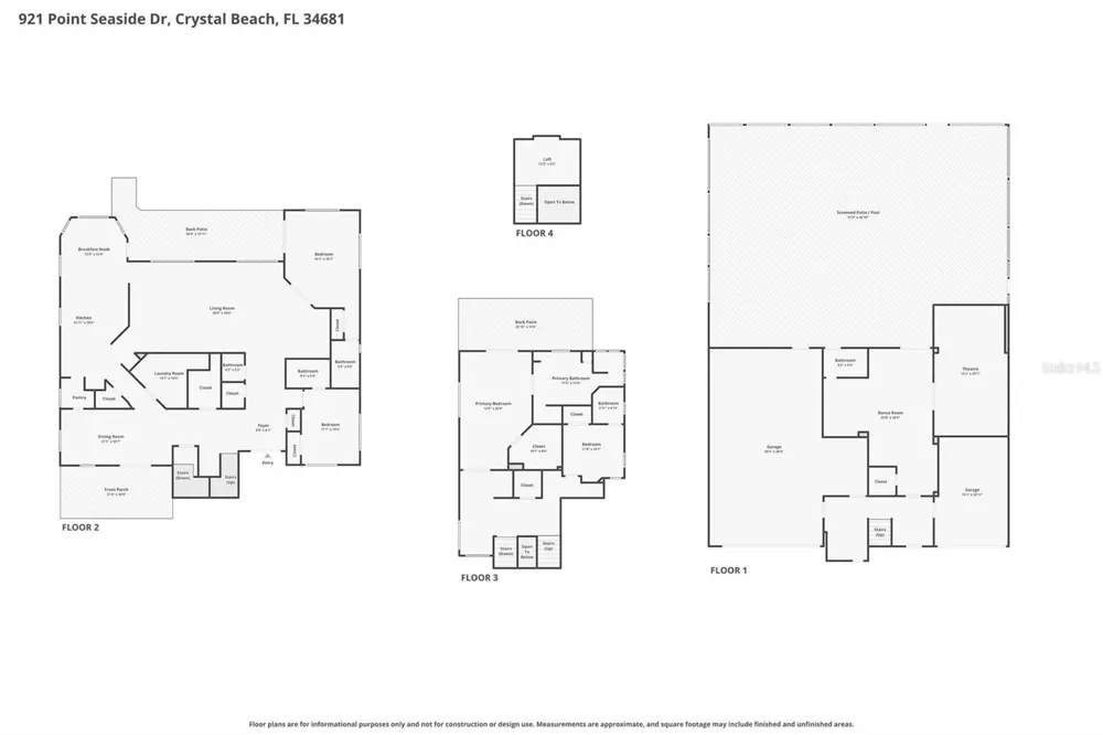 921 POINT SEASIDE DRIVE Crystal Beach, FL 34681