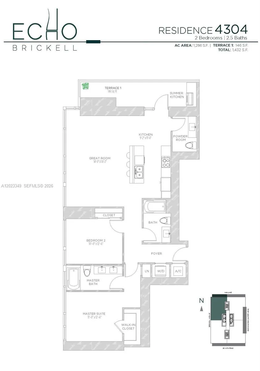 1451 Brickell Ave #4304 Miami, FL 33131