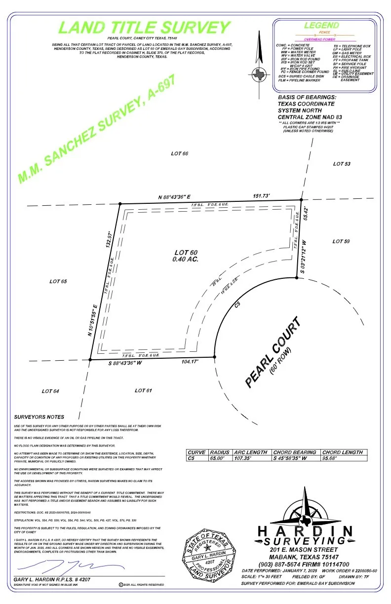 Pearl Court Caney City, TX 75148