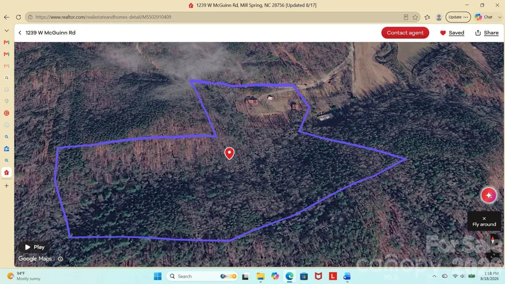 1239 W McGuinn Road Mill Spring, NC 28756