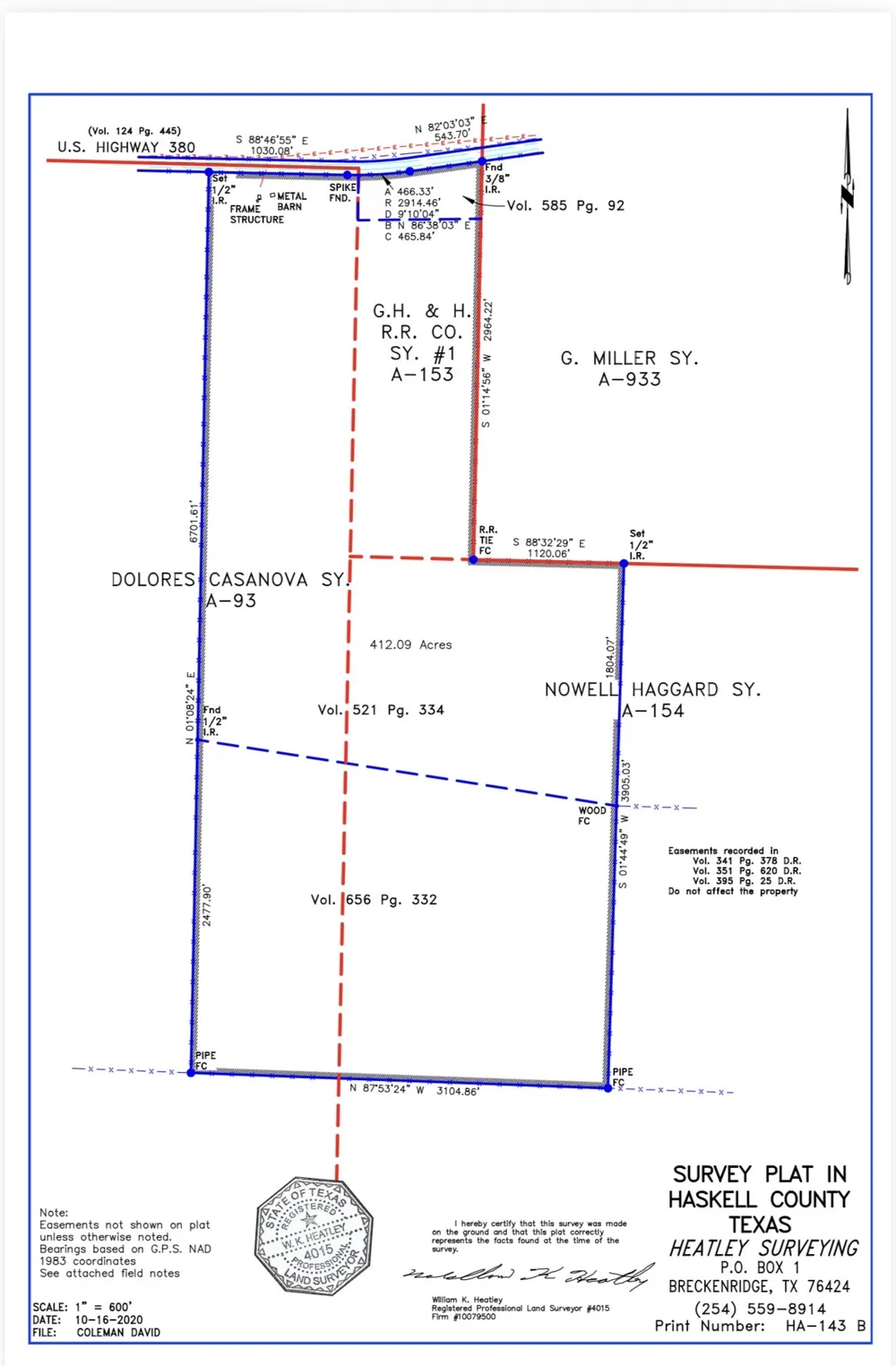 2607 US 380 East Haskell, TX 79521