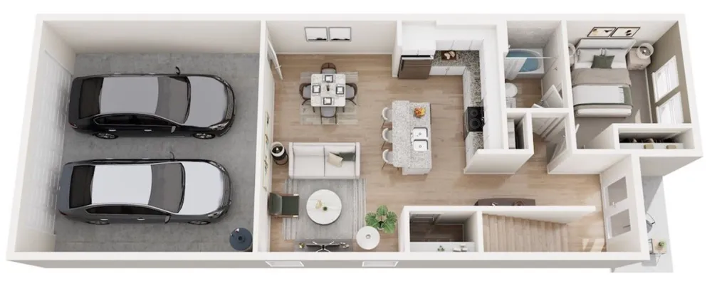 3149 Bennett Drive #TH2 Floorplan Corinth, TX 76208