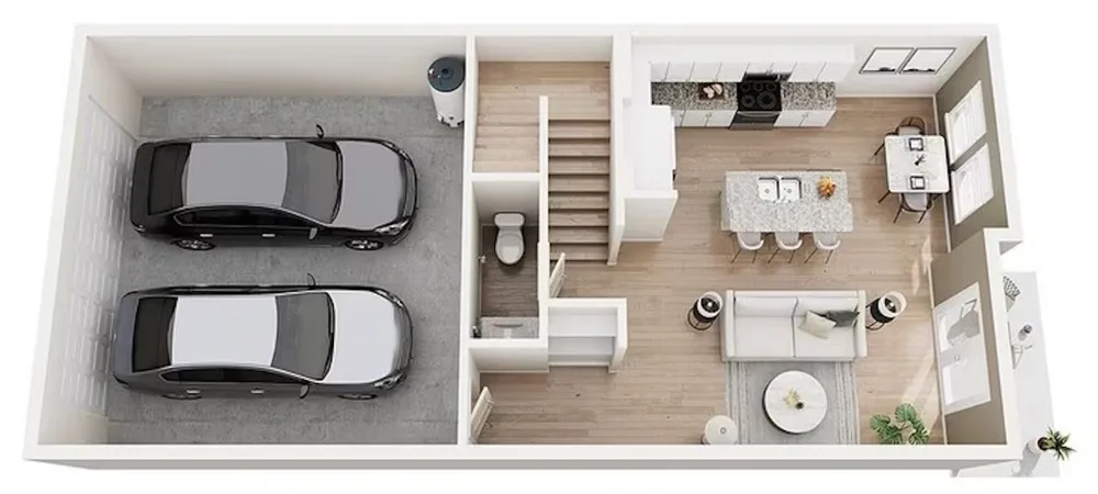 1280 Bennett Drive #TH 1 Floorplan Corinth, TX 76208