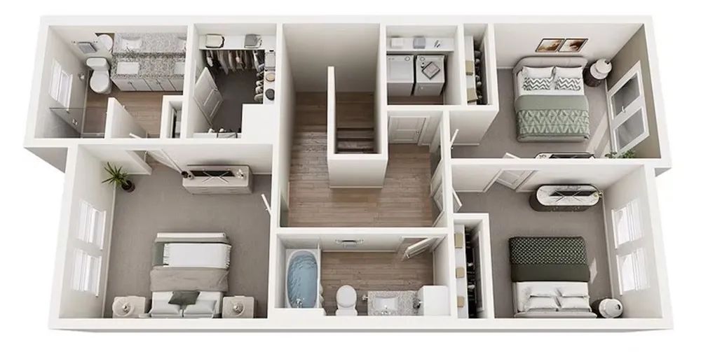 1280 Bennett Drive #TH 1 Floorplan Corinth, TX 76208