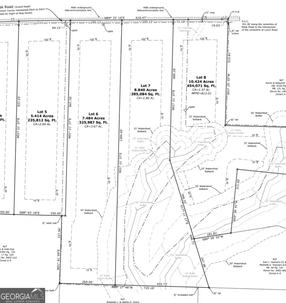 LOT 7 Mask Road - Hanner's Farm South Brooks, GA 30205