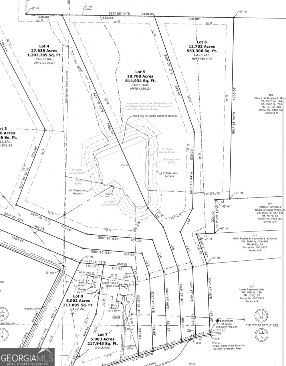 LOT 5 Mask Road - Hanner's Farm North Brooks, GA 30205