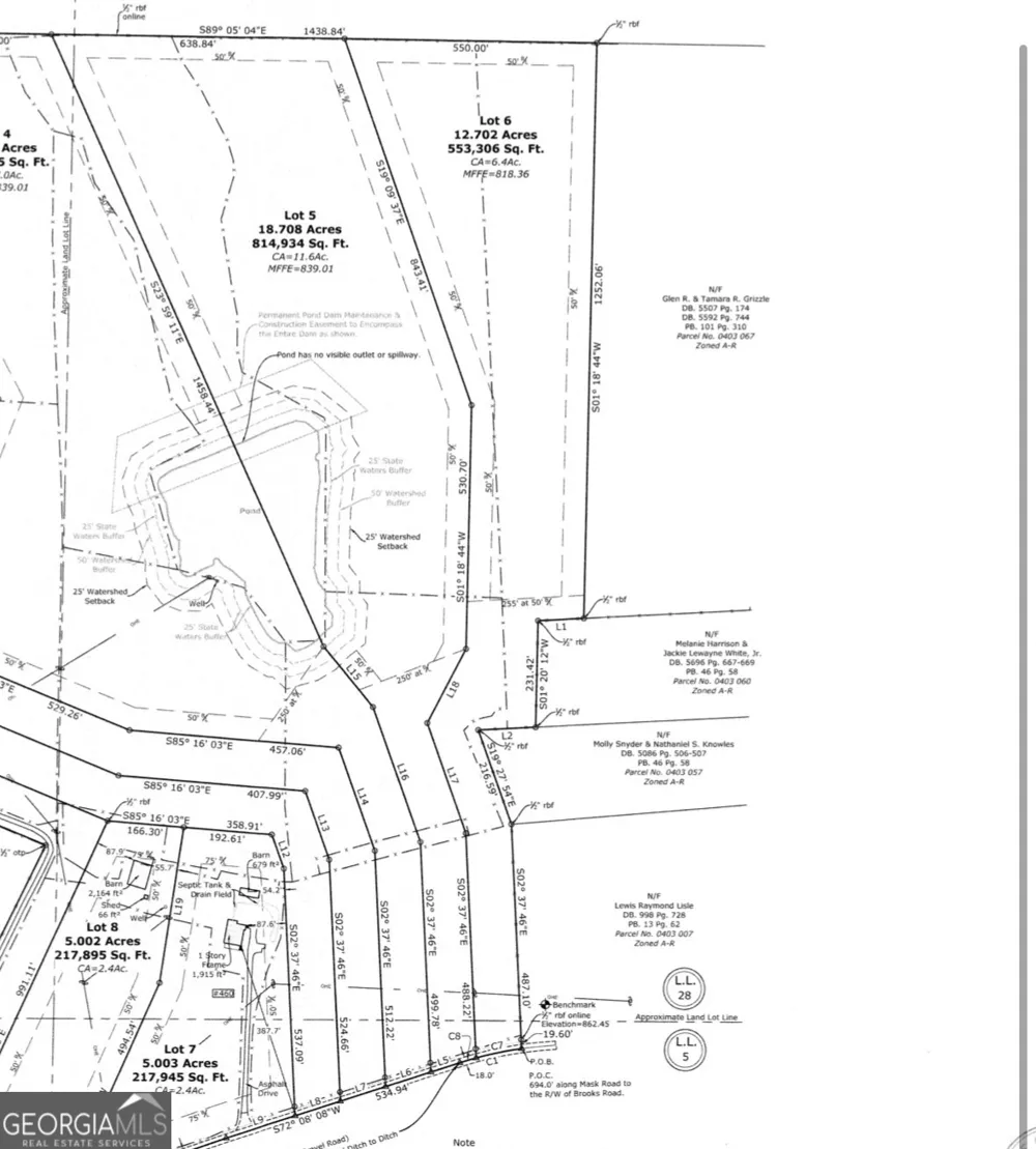 LOT 6 Mask Road - Hanner's Farm North Brooks, GA 30205