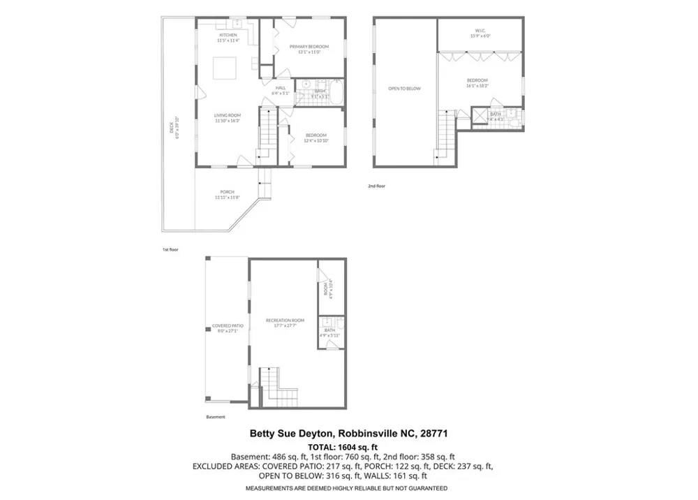 153 Betty Sue Deyton Road Robbinsville, NC 28771