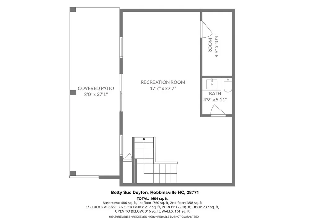 153 Betty Sue Deyton Road Robbinsville, NC 28771