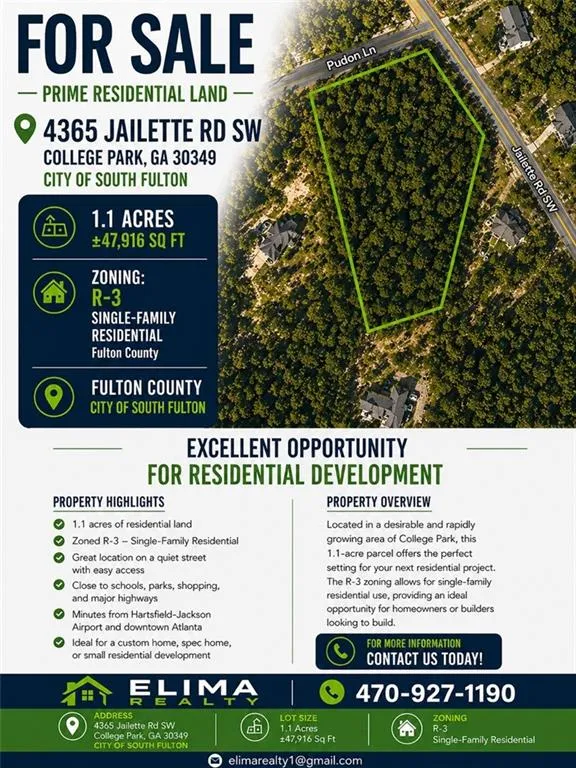 4365 JAILETTE ROAD South Fulton, GA 30349