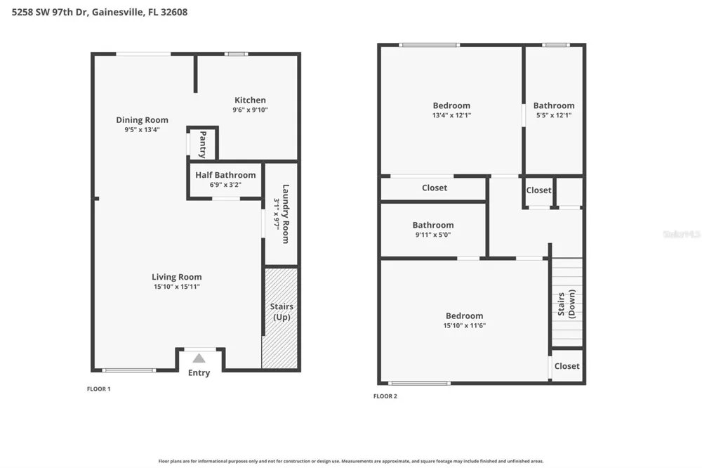 5258 SW 97TH DRIVE Gainesville, FL 32608