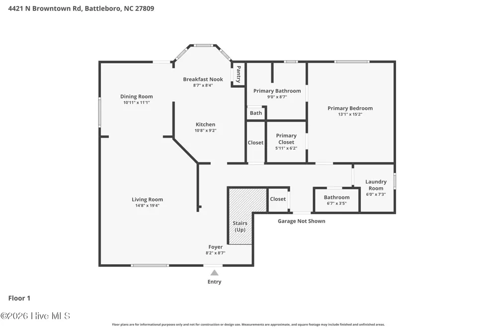 4421 Browntown Road Battleboro, NC 27809