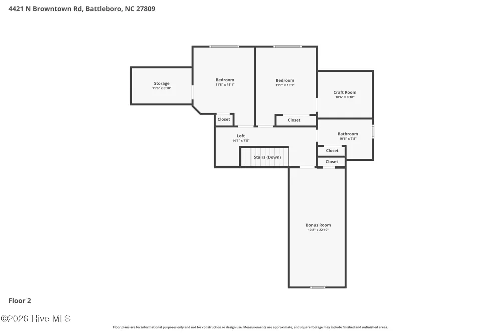 4421 Browntown Road Battleboro, NC 27809