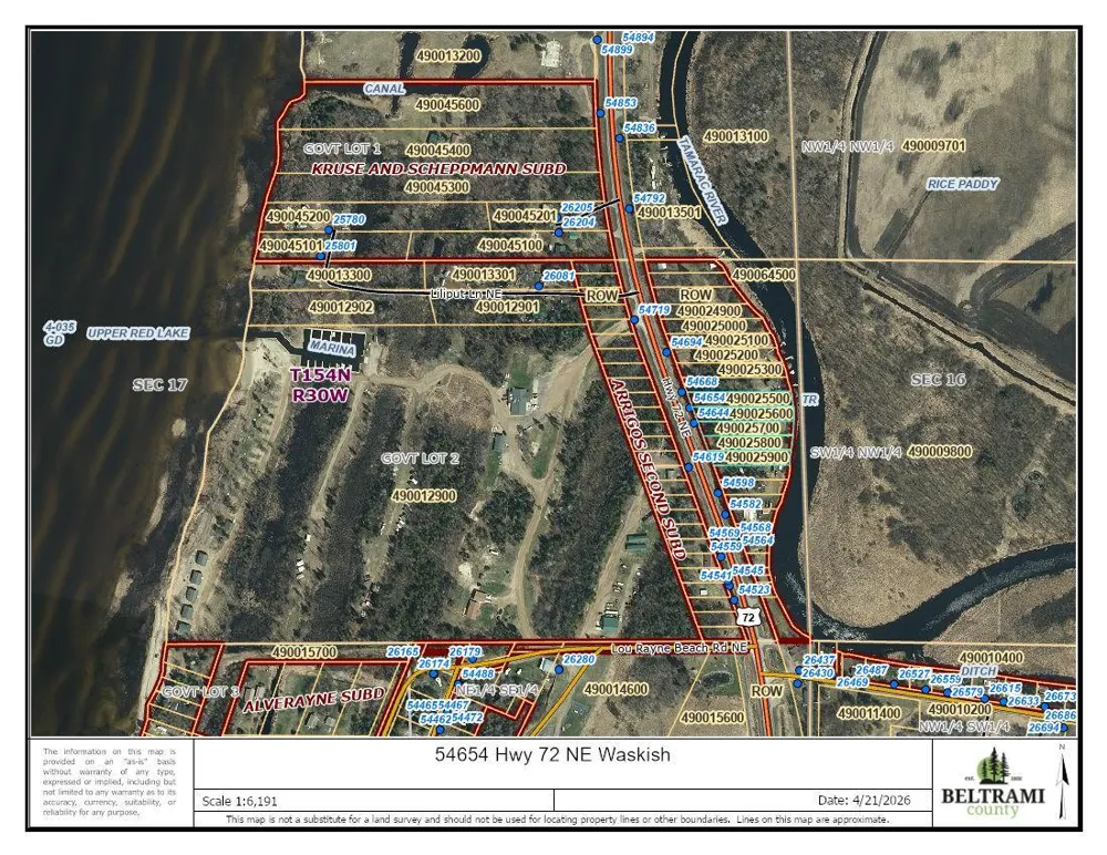 54654 Highway 72 NE Waskish, MN 56685