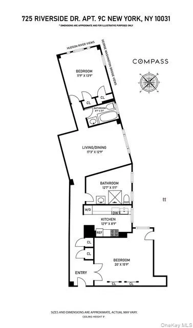 725 Riverside Drive #9C New York (Manhattan), NY 10031