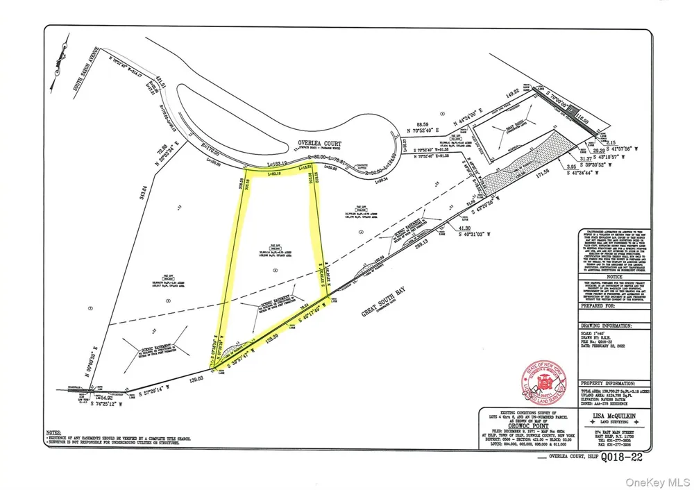 Lot 5 Overlea Court Bay Shore, NY 11706