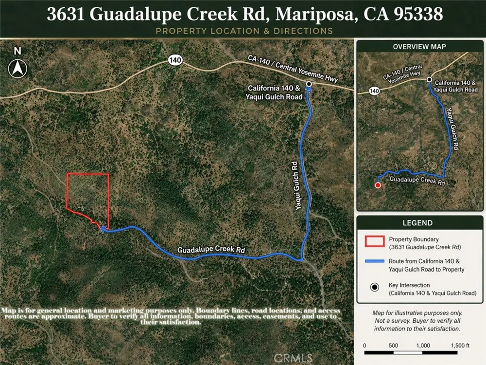 3631 Guadalupe Creek Mariposa, CA 95338