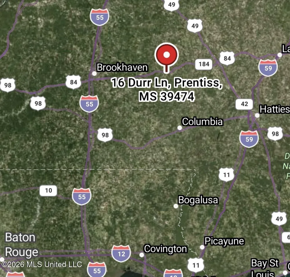16 Durr Lane Prentiss, MS 39474