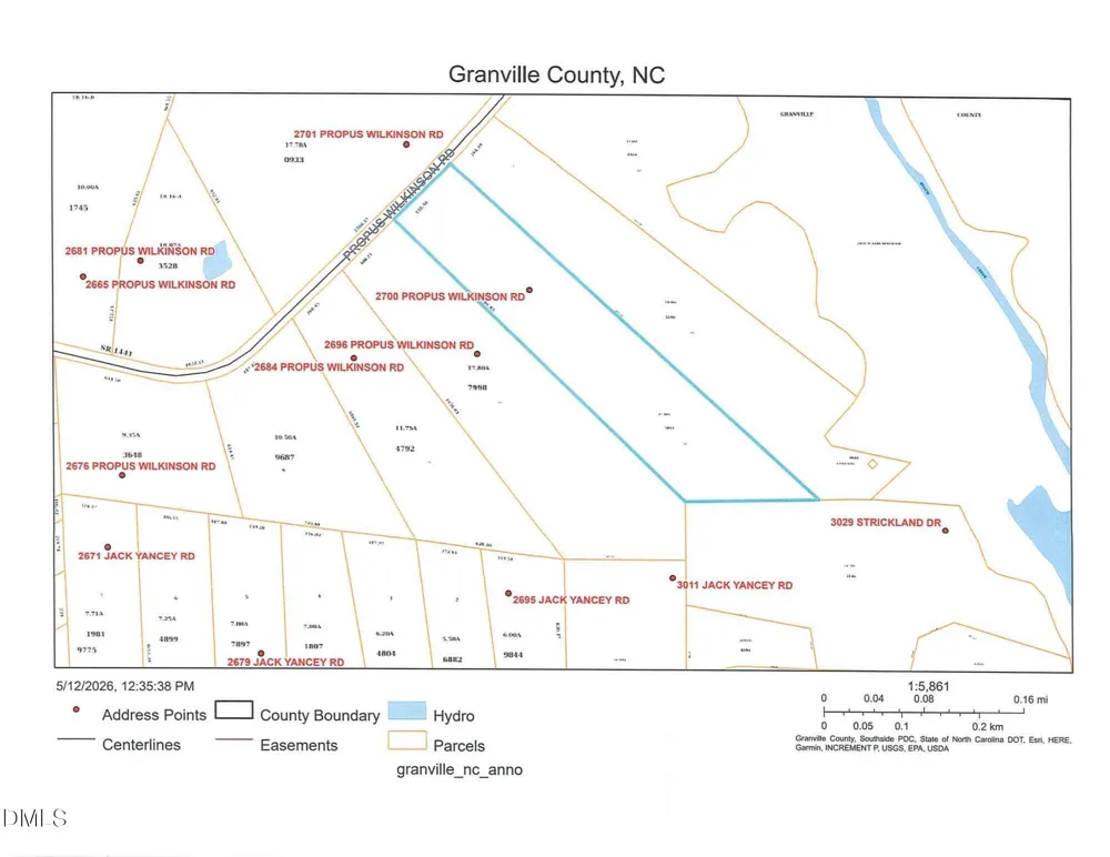 2700 Propus Wilkinson Road Bullock, NC 27507