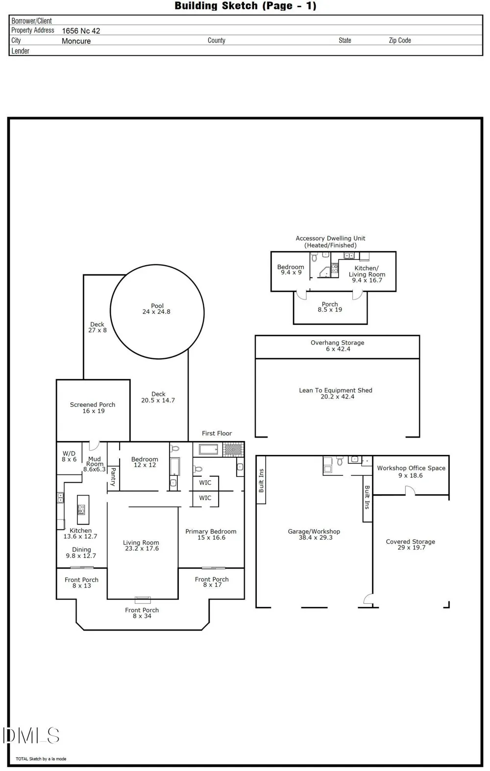 1656 Nc 42 Highway Moncure, NC 27559