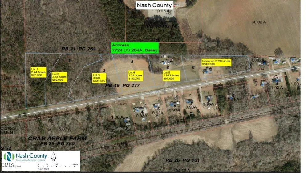 Lot 1 Us Highway 264a Bailey, NC 27807