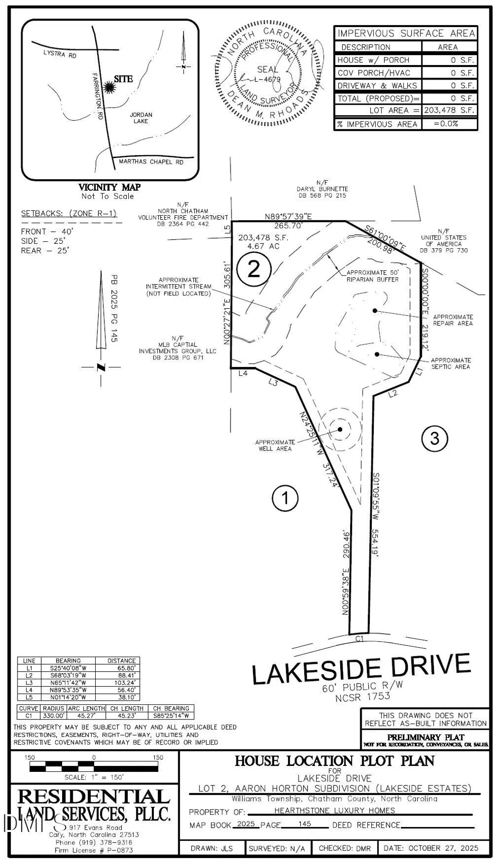 151 Lakeside Drive Chapel Hill, NC 27517