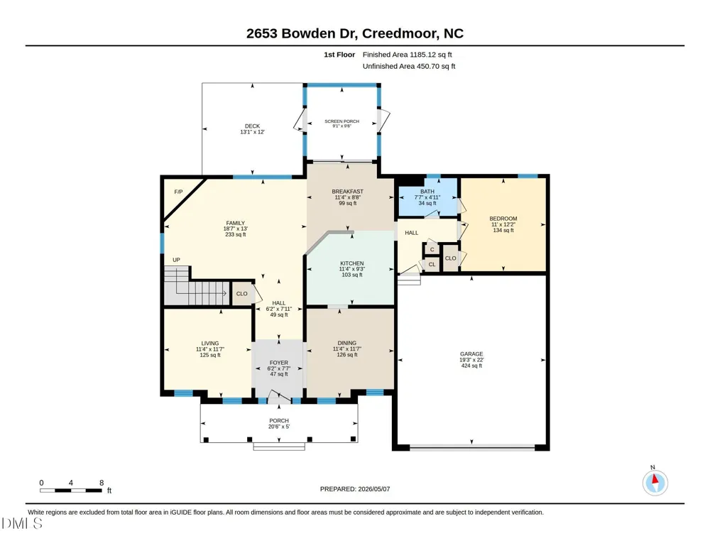 2653 Bowden Drive Creedmoor, NC 27522