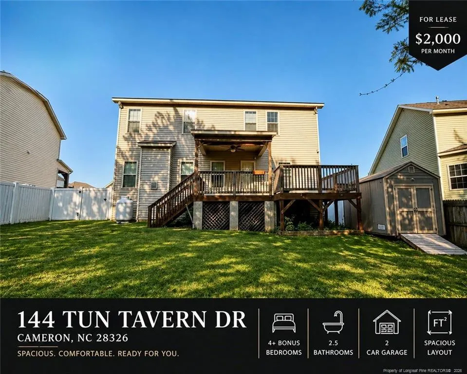 144 Tun Tavern Cameron, NC 28326