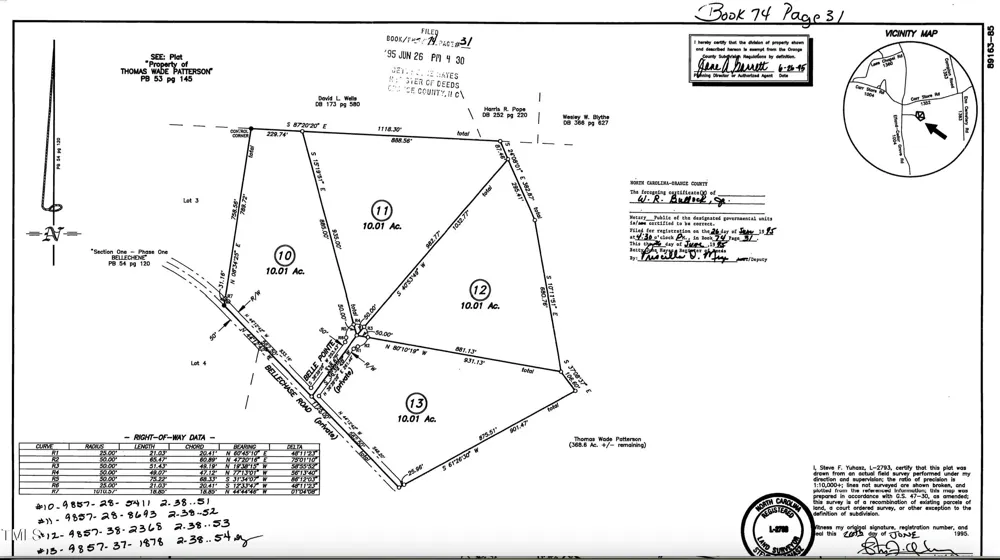 Lot 10 Bellechase Road Hillsborough, NC 27278