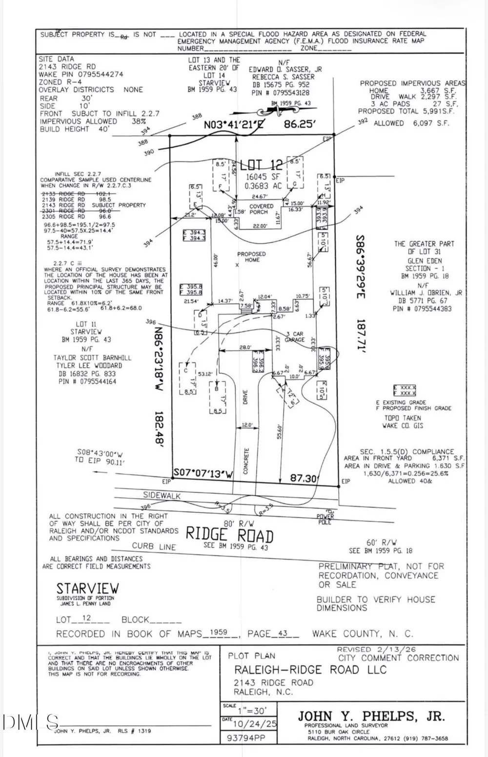 2143 Ridge Road Raleigh, NC 27607