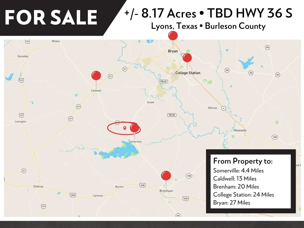HWY 36 S Somerville, TX 77863