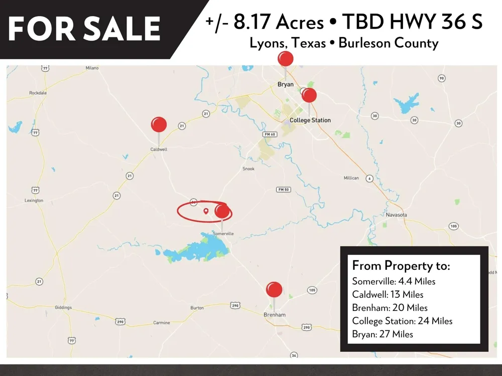 Hwy 36 S Lyons, TX 77863