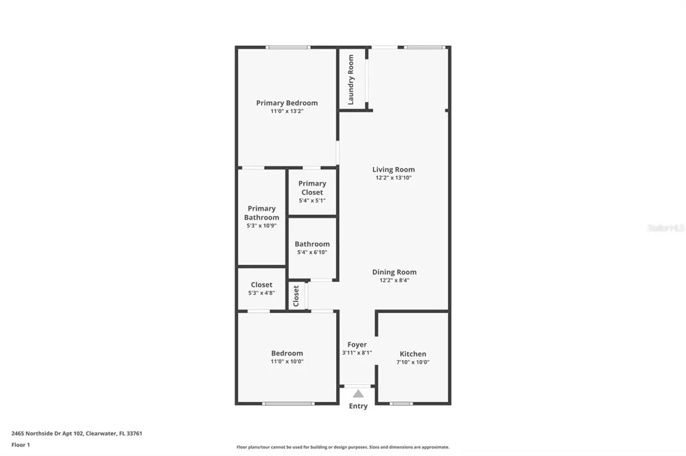 2465 NORTHSIDE DRIVE #102 Clearwater, FL 33761