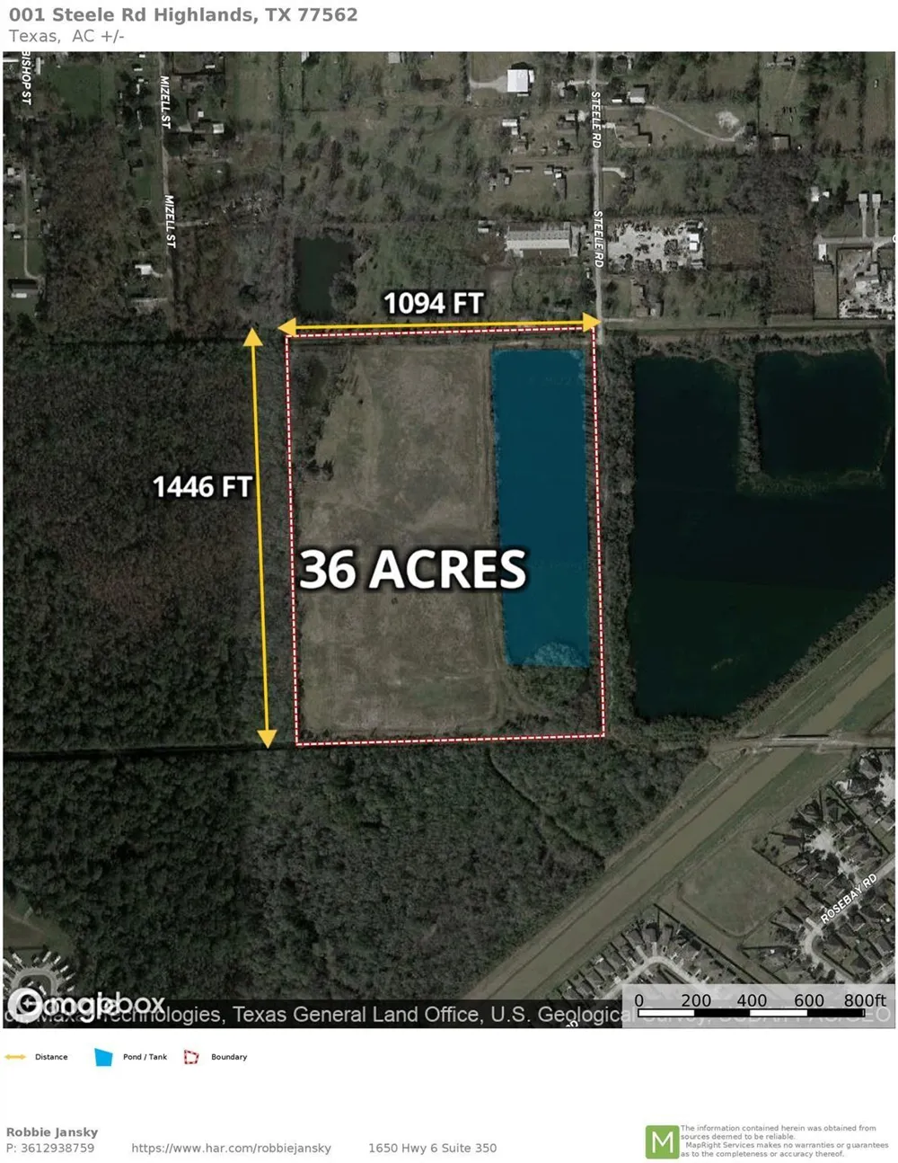 1 Steele Road Highlands, TX 77562