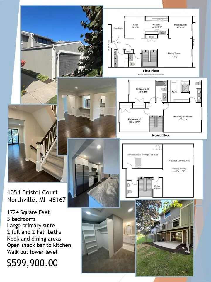 1054 Bristol Court Northville City, MI 48167