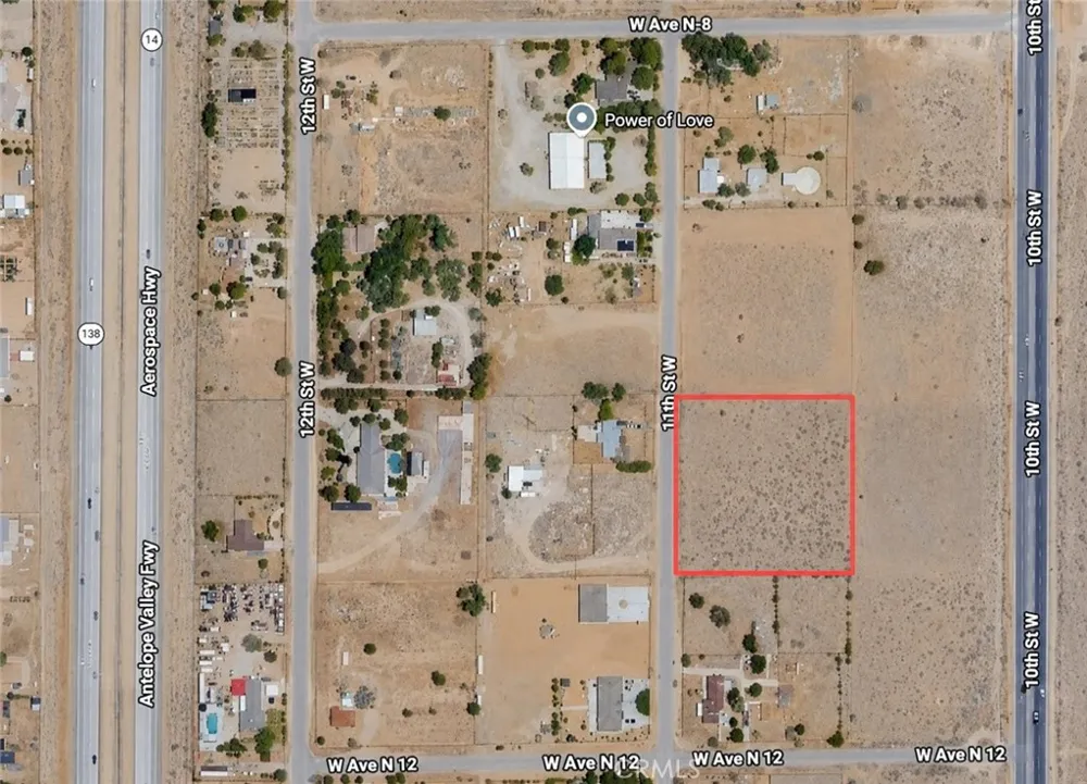40650 Vac/11th Stw/Vic Avenue N12 Palmdale, CA 93550