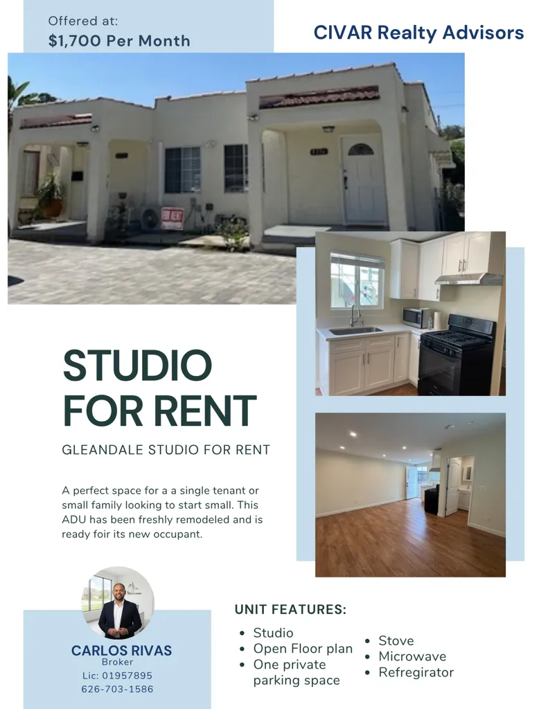 1358 E HARVARD STREET #A Glendale, CA 91205