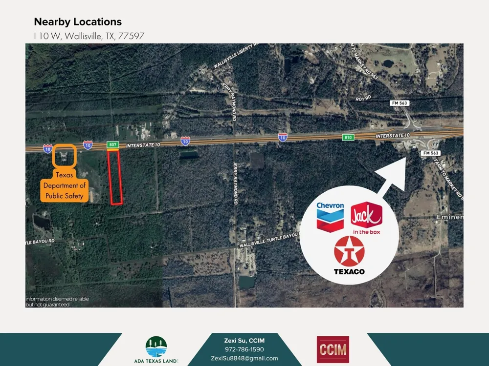 I-10 W Wallisville, TX 77597
