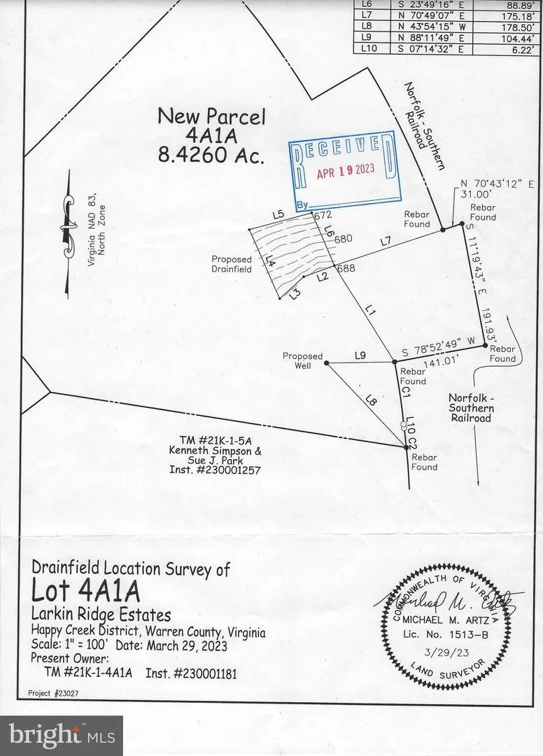 LARKIN RIDGE ROAD Front Royal, VA 22630