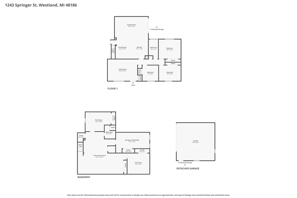 1243 Springer Street Westland, MI 48186