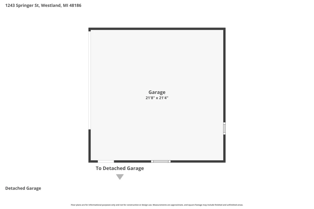 1243 Springer Street Westland, MI 48186