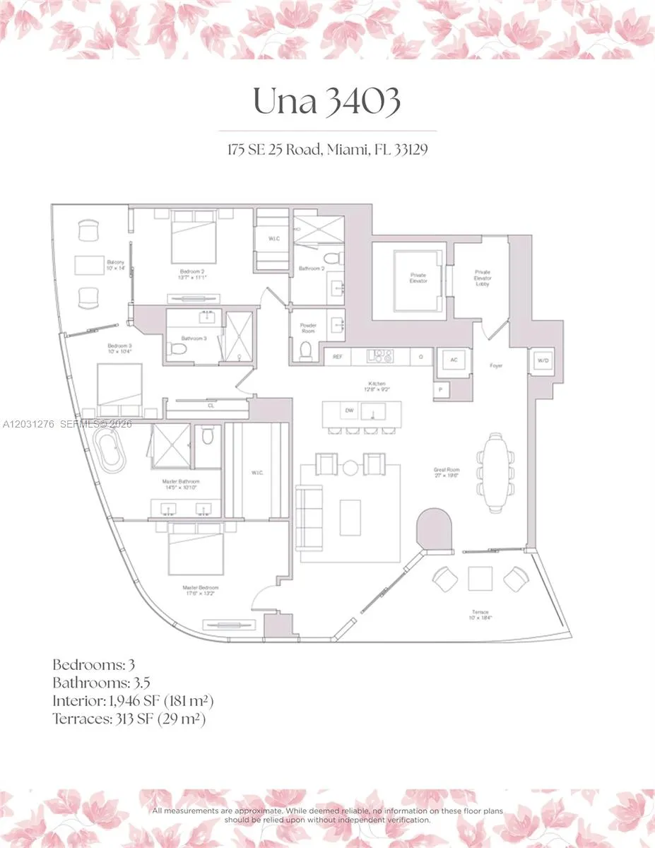 175 SE 25 Rd #3403 Miami, FL 33129