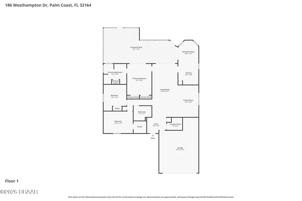 186 Westhampton Drive Palm Coast, FL 32164