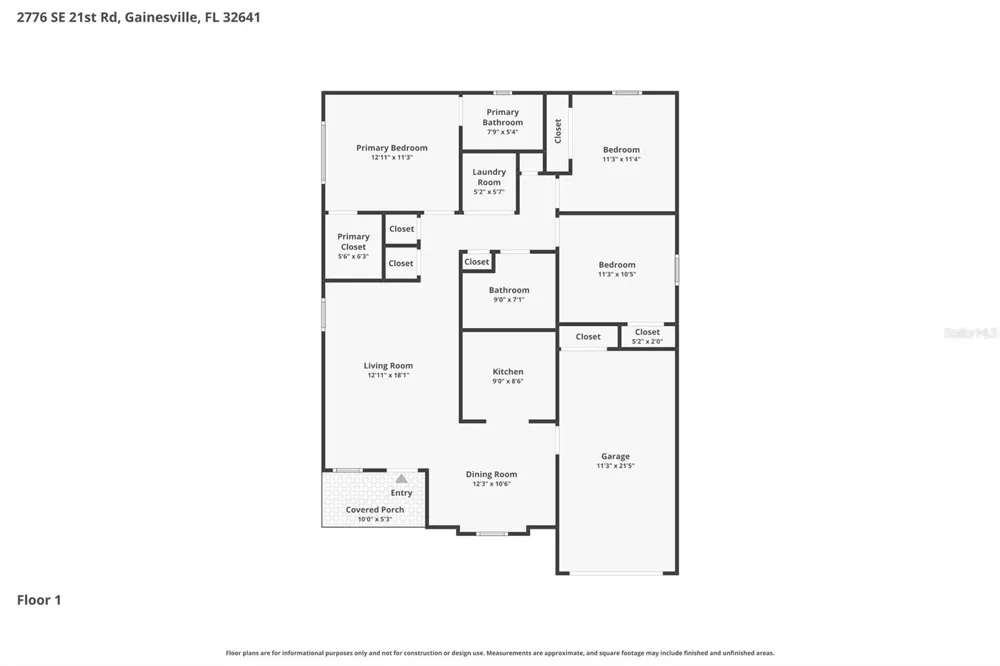 2776 SE 21ST ROAD Gainesville, FL 32641