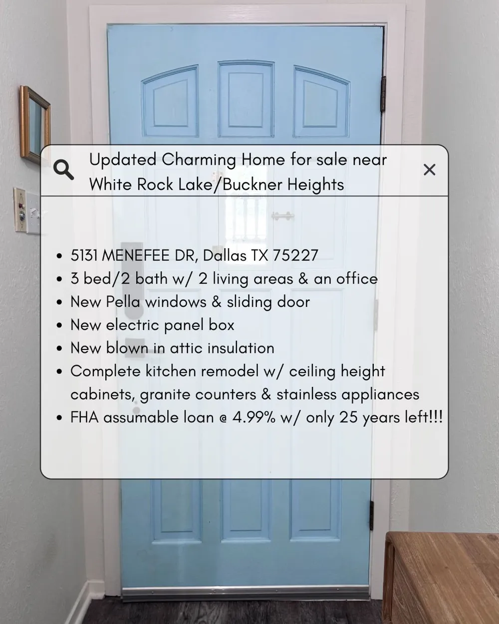 5131 Menefee Drive Dallas, TX 75227