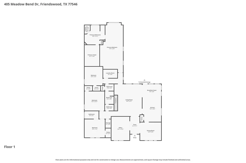 405 Meadow Bend Drive Friendswood, TX 77546