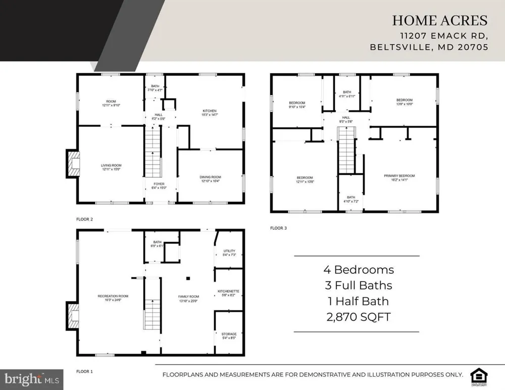 11207 EMACK ROAD Beltsville, MD 20705